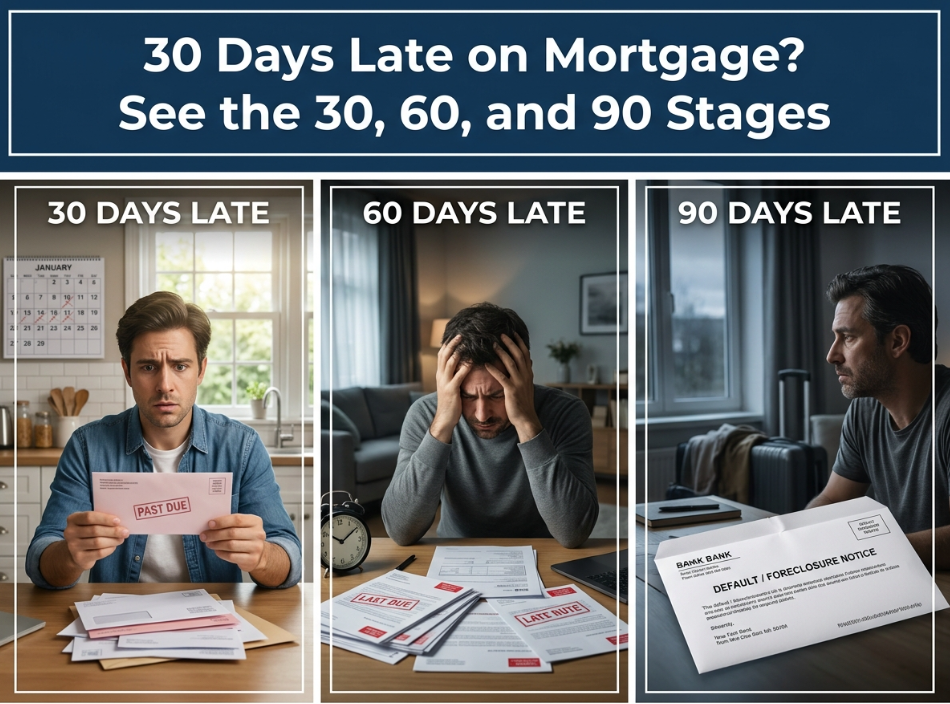 30 Days Late on Mortgage See the 30, 60, and 90 Stages