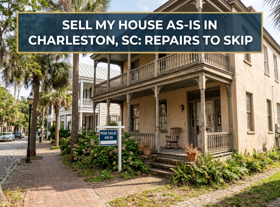 Sell My House As-Is in Charleston, SC Repairs to Skip