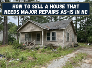 How to Sell a House That Needs Major Repairs As-Is in NC