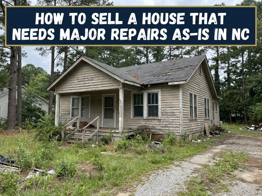 How to Sell a House That Needs Major Repairs As-Is in NC
